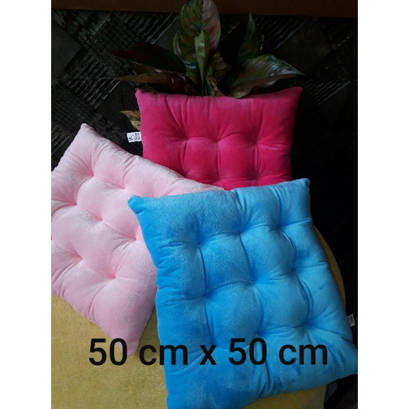 Bantal Alas Duduk/kursi sofa..( BESAR VELBOA ) POLA 50 x 50 cm