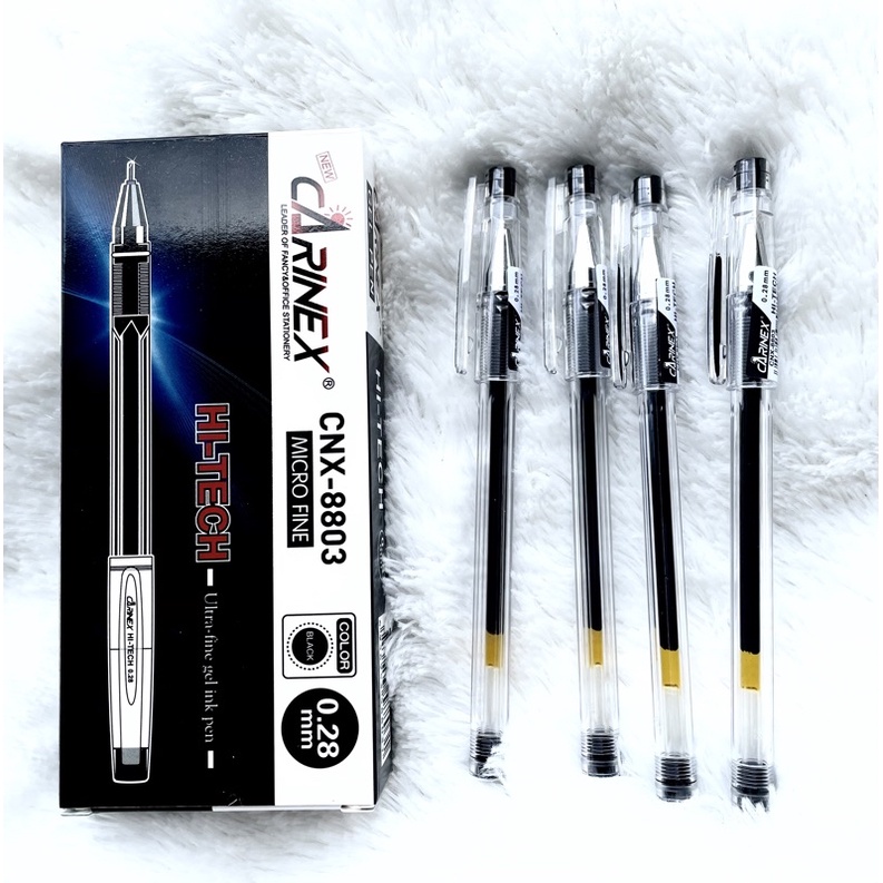

[Isi 12 pc] BOLPEN GEL CARINEX HI-TECH 0.28 MM