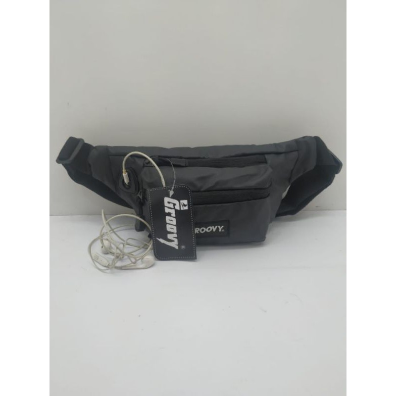 Tas Waist Bag Pria Groovy Waterprof