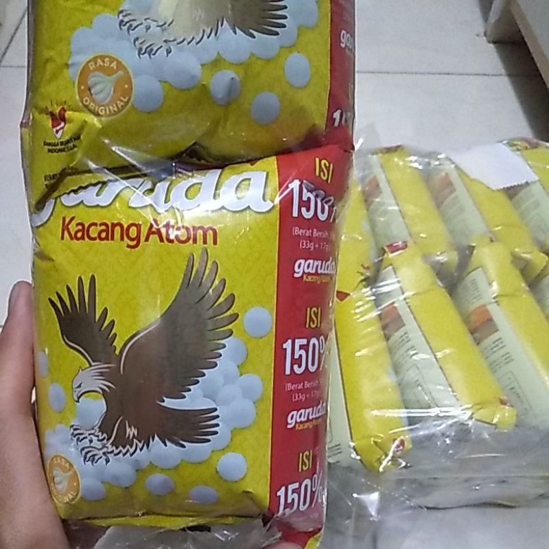 Kacang Atom (2RB) 33gr + 17gr (1 renceng / 10 bks