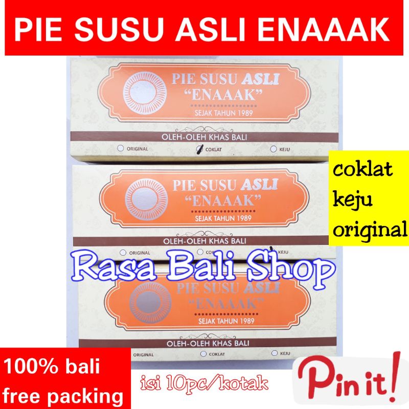 

Pie Susu "ASLI" ENAAAK -Oleh oleh dari bali, pie susu asli murah, pie susu asli 10pc