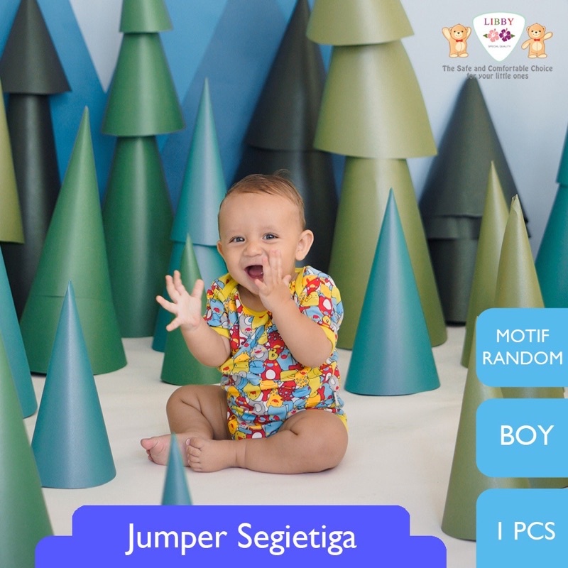 Libby Jumper segi-tiga 3-6 bulan - Libby jumper Bayi/Jumper Bayi Murah/Baby jumper