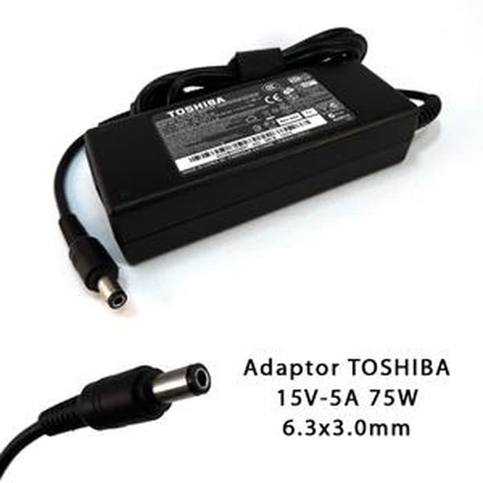 Adaptor Original Toshiba 15V 5A LAPTOP A10 A10 series A100 A100