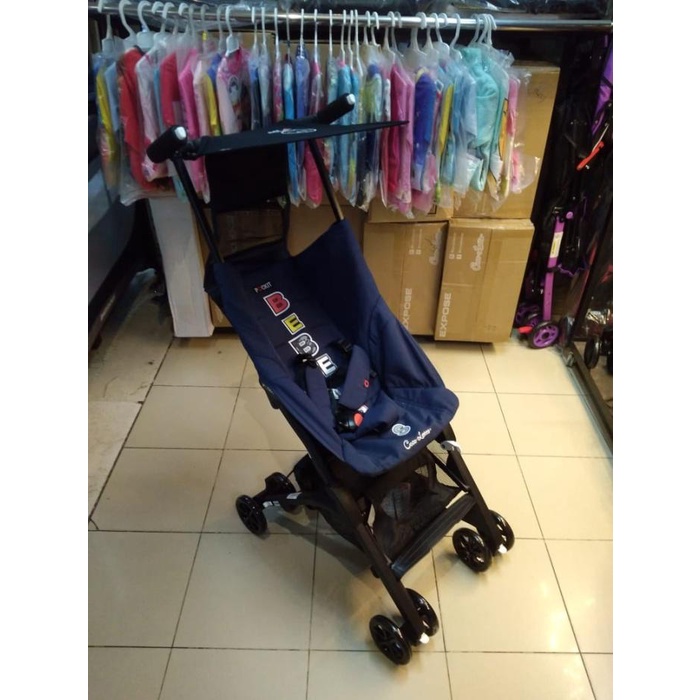 Stroller Cocolatte Pockit 788 Gen 4 Black Hitam Biru Navy