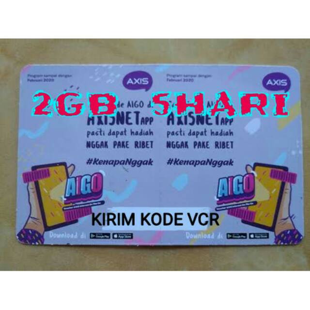 Voucher Axis 2GB 5HARI