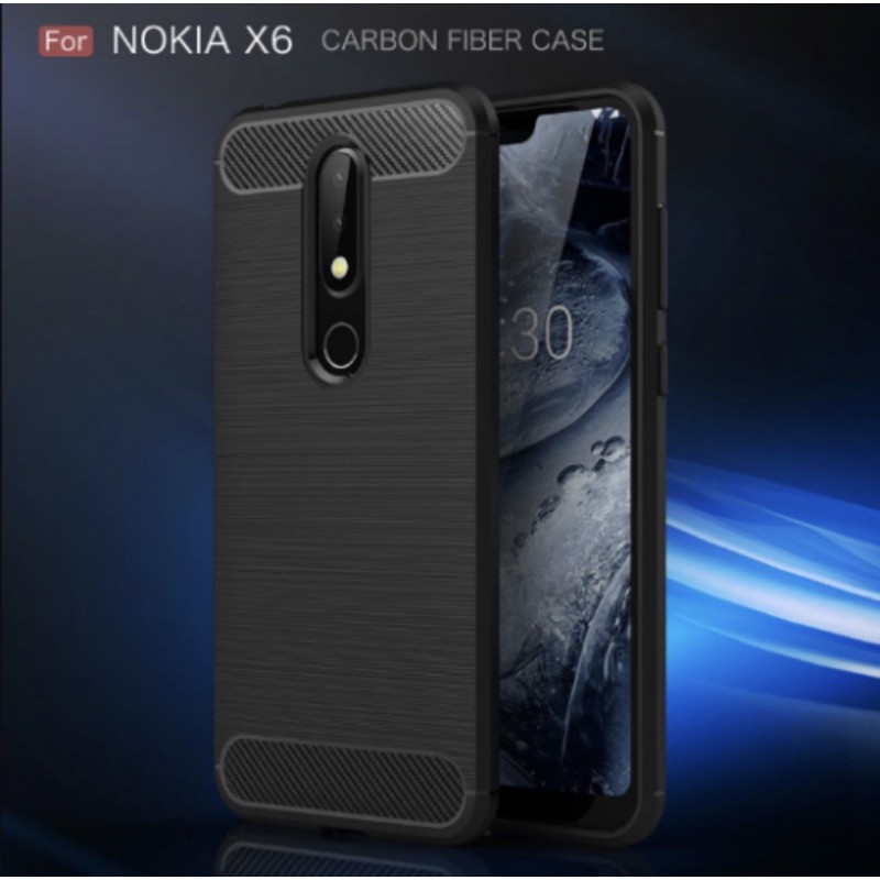 CASE SLIM FIT CARBON NOKIA X6 6.1 PLUS X5 5.1 PLUS X3 3.1 PLUS NOKIA 3 5 6 NOKIA 2.2 NOKIA 4.2 NOKIA 5.3 NOKIA 8.1