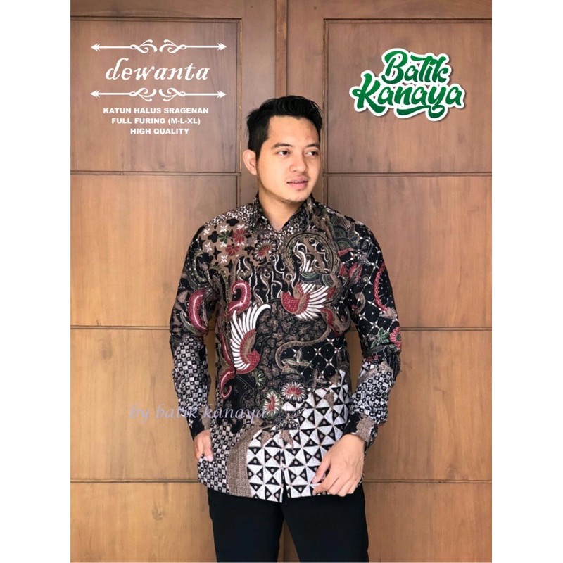 BATIK DEWANTA FULL FURING KATUN HALUS SRAGENAN SIZE M-XXL ASLI SOLO