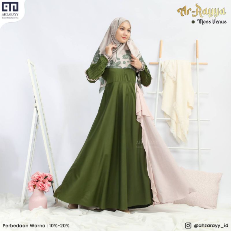 Style 1 Gamis Ar rayya Moss venus