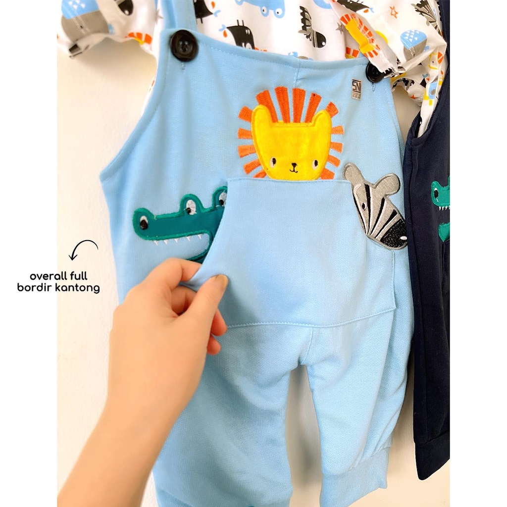 ZOO OVERALL TUXEDO tuxedo anak baju bayi overall anak costum pilot babeebabyshop