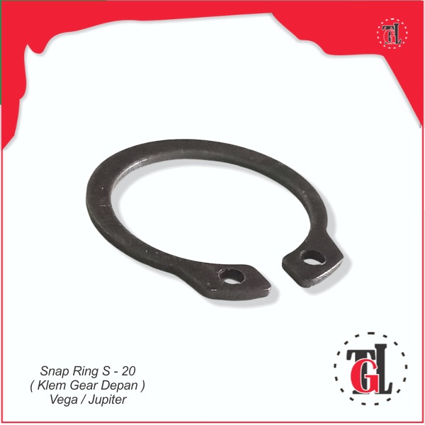 Snap Ring S - 20  ( Klem Gear Depan )  Vega / Jupiter