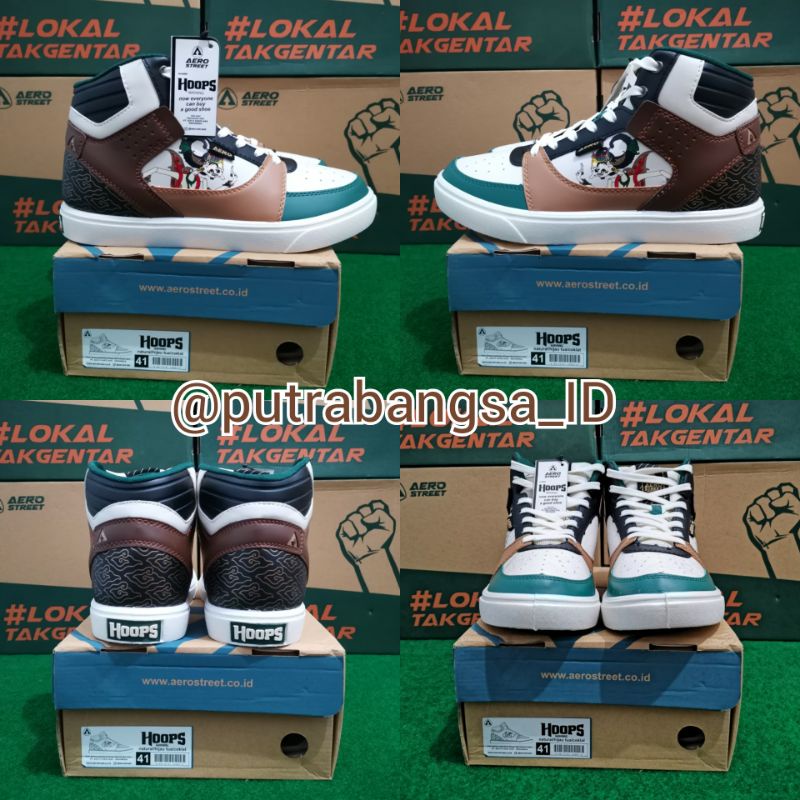 Aerostreet Hoops Wayang || Aerostreet 2d Reborn Original Limited Edition - Sepatu Sneakers Casual Pr