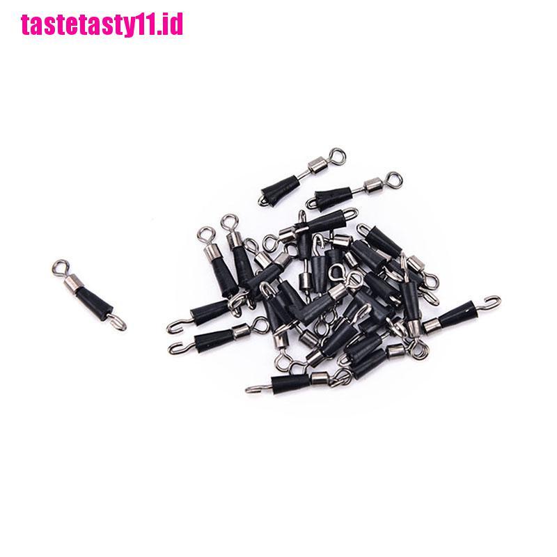 【TTID】10pcs Ball Bearing Swivel Solid Rings Quick Fast Link Fishing Connector H