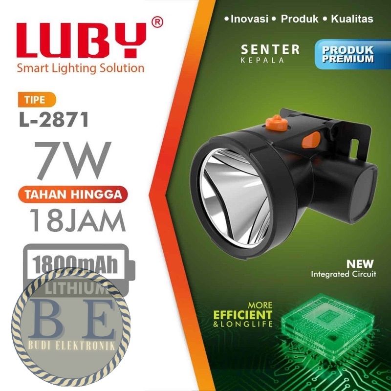 SENTER KEPALA LUBY 7 WATT 2871