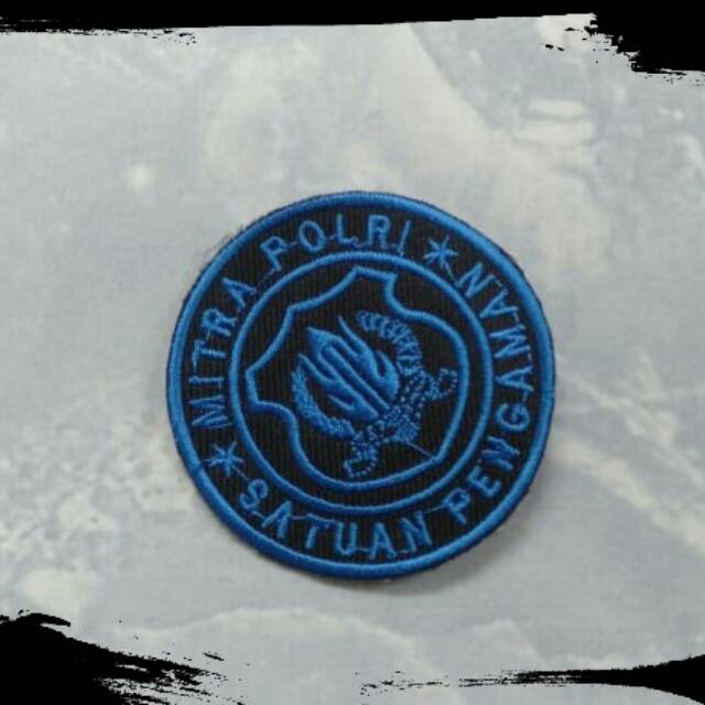 Bordir emblem MITRA POLRI