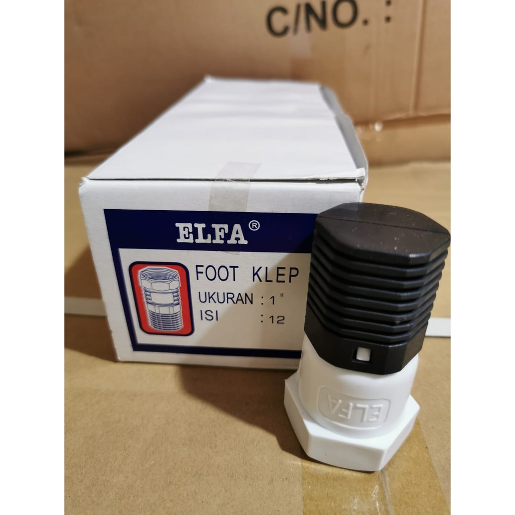 Foot Klep 1 inch ELFA Valve PVC Filter Saringan Penampungan