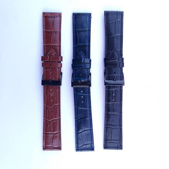 ,**Strap kulit tali jam tangan Seiko grant chronograph 22mm