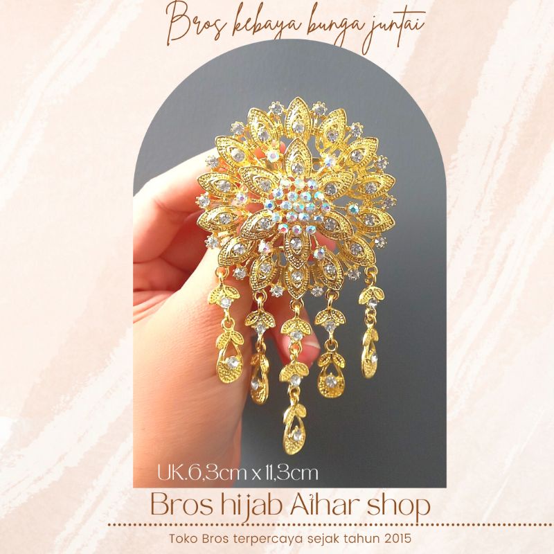 bros kebaya/bros kutubaru/bros kebaya bunga/ Bros jumbo kebaya kutubaru gold/athar shop Bisa COD