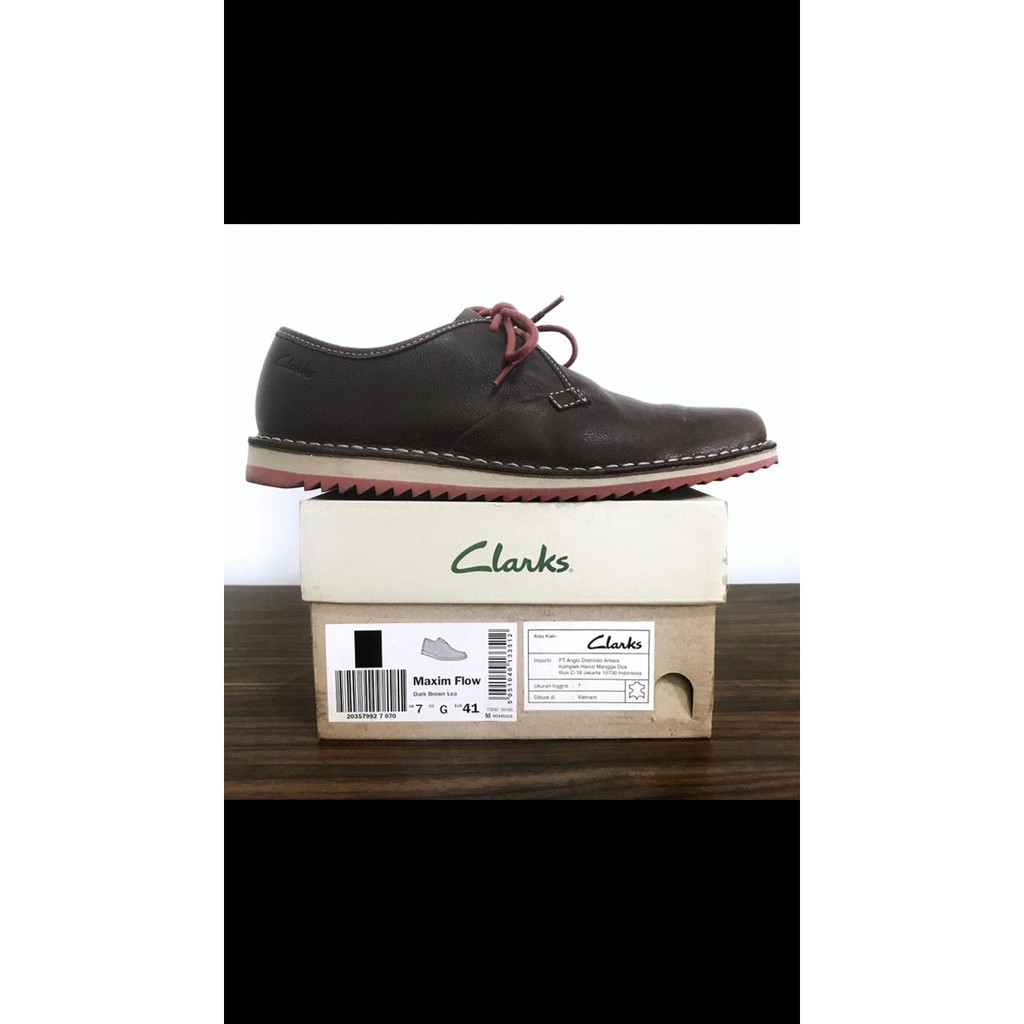Sepatu Clarks Shoes Maxim Flow Original