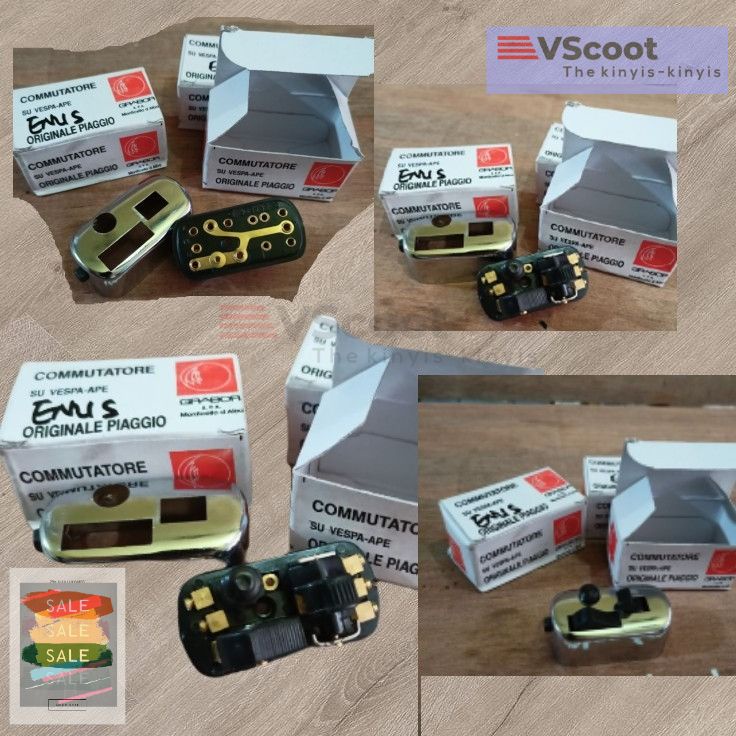 Vespa Super Sprint Vbb Saklar Holder Grabor non Original Siem