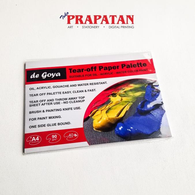 

DE GOYA TEAR OFF PAPER PALETTE A4 90GSM 40 SHEETS