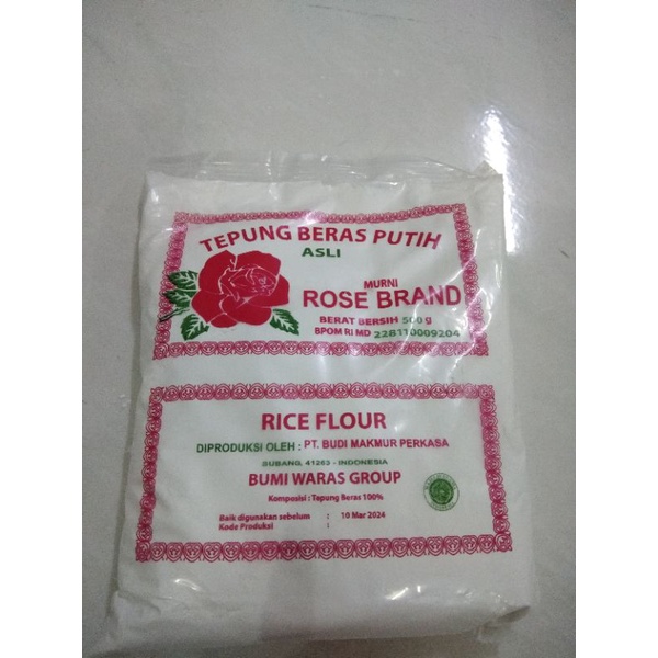 

tepung beras rose brand 500gr