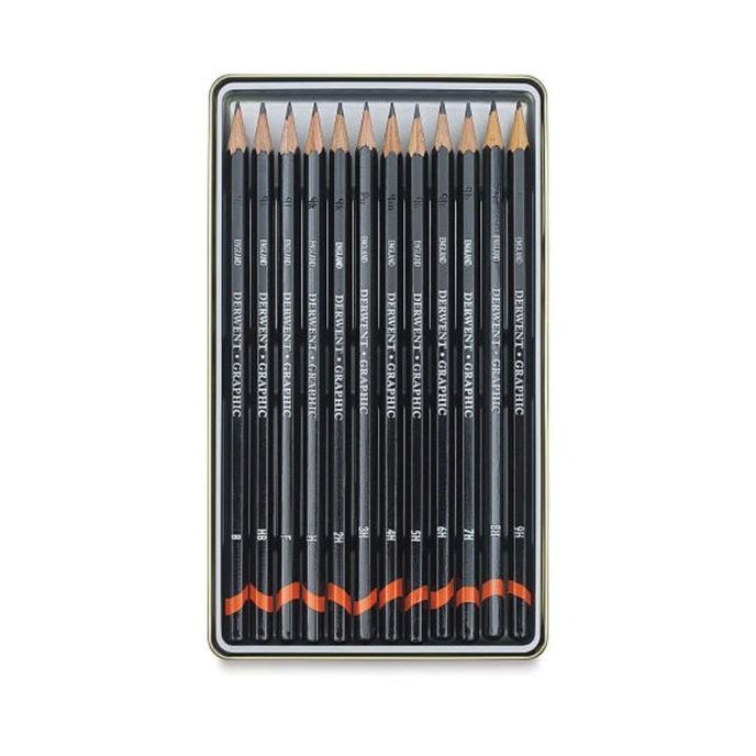

DERWENT Graphic Pencil Set 12 Hard (B-9H)