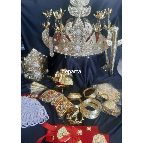 satu set siger penganten lampung