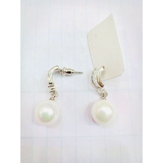 Anting mutiara / yaxiya / xuping / lapis emas putih /