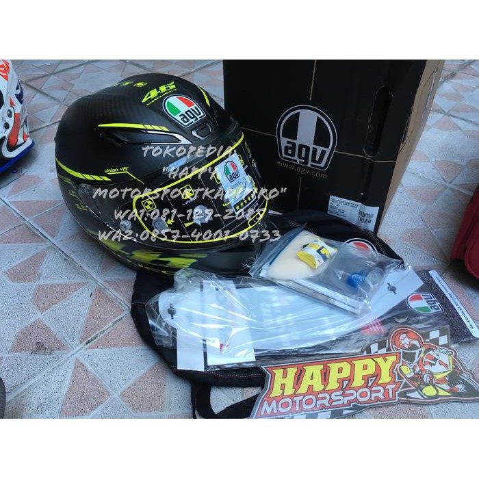 HELM FULL FACE AGV PISTA GPR 2018 VR46 2.0 CARBON EUROFIT ORI ITALY