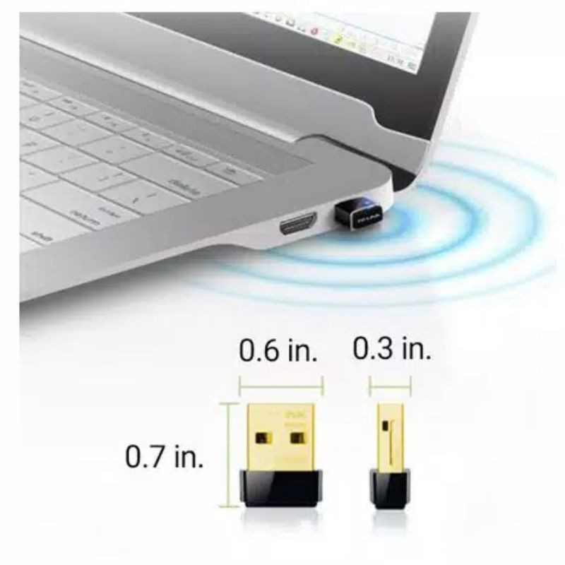 Wireless Adapter TP-LINK TL-WN 725N USB WiFi Reciver Penangkap Sinyal WiFi 150Mbps