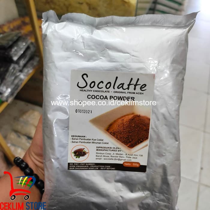 

Socolatte Aceh | Cocoa Powder | Bubuk Coklat Original Aceh 500 Gr