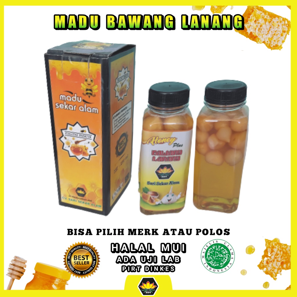 

Madu Bawang Lanang / Bawang Tunggal 350 Gram Free Dus
