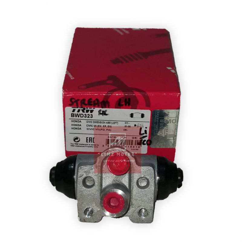 Wheel Cylinder-Master Rem Belakang Honda Civic & Stream & Mobilio LH TRW