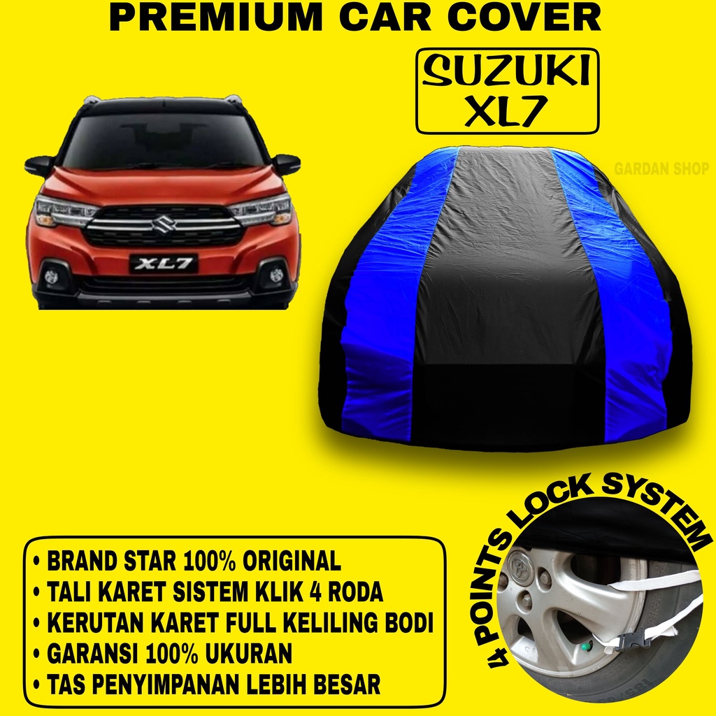 Body Cover SUZUKI XL7 Sarung Strip BIRU Penutup Pelindung Bodi Mobil Suzuki Xl7 PREMIUM