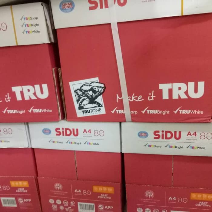 

HVs A4 80 gram sinar dunia SIDU murah
