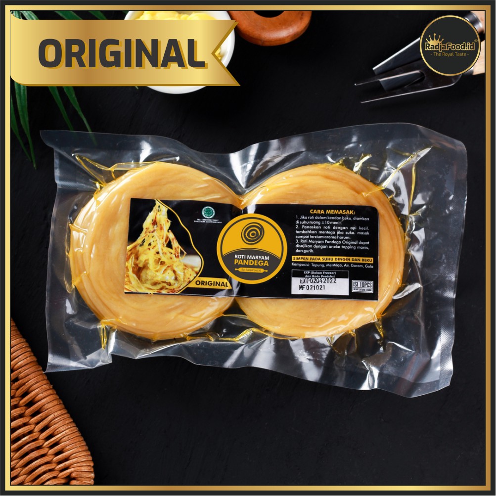 [ISI 10pcs] Roti Maryam Pandega. Cane, Canai | Original, Coklat, Mix. Frozen-1