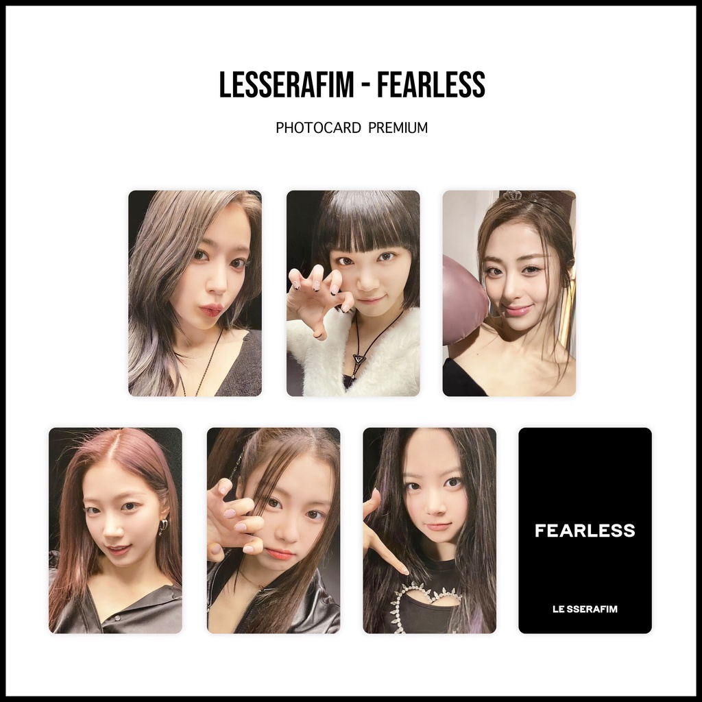 [SET] Photocard Lesserafim Fearless