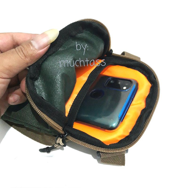 Tas HP 7 inchi Ovall Tas Selempang Sling Bag Tas Gantung Leher Travel pouch Sarung HP Tas Kecil