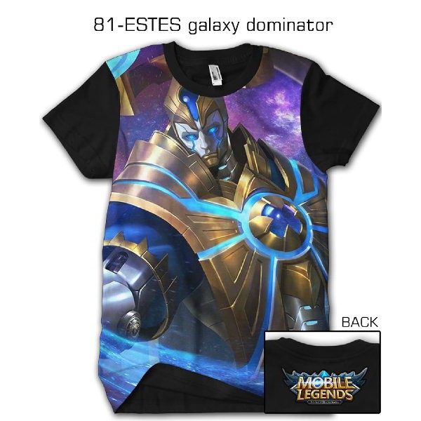 Kaos Mobile Legend kaos 3d game mobile legend legends ESTES galaxy dominator 81 Baju Keren Cowok