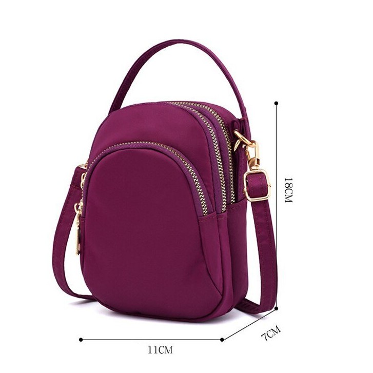 Chibao Mini Tas Selempang Bordir Wanita Ransel Stylish Backpack Tas Ransel Fashion Wanita Tas Korea