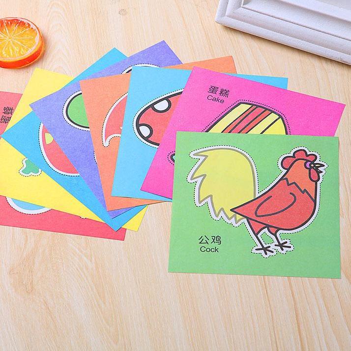 

[KODE PRODUK WM6WG7381] Edufuntoys - DIY PAPER CUTTING / paper cut activity set/ gratis gunting/ mainan menggunting/ ativitas anak set menggunting/ prakarta