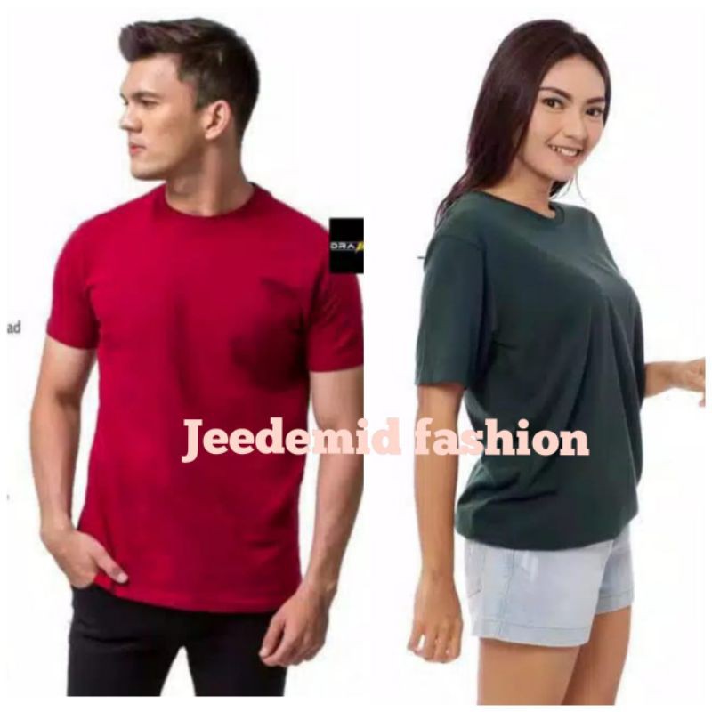 Kaos Distro Kaos Polos Couple Pria Dan Wanita