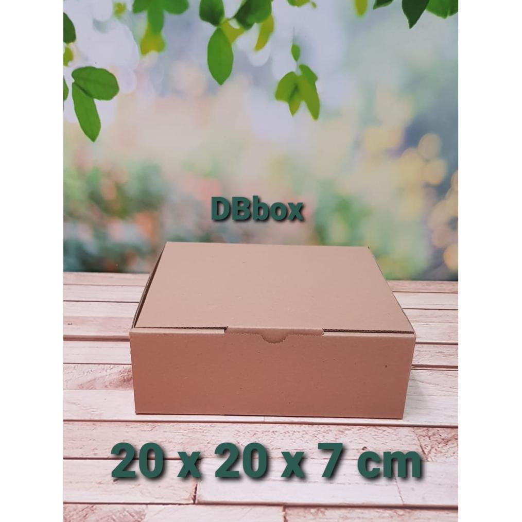 

( 10 Pcs )Kardus 20X20X7 Cm...Die Cut Untuk Kotak Aksesoris Dll, Model Box Pizza