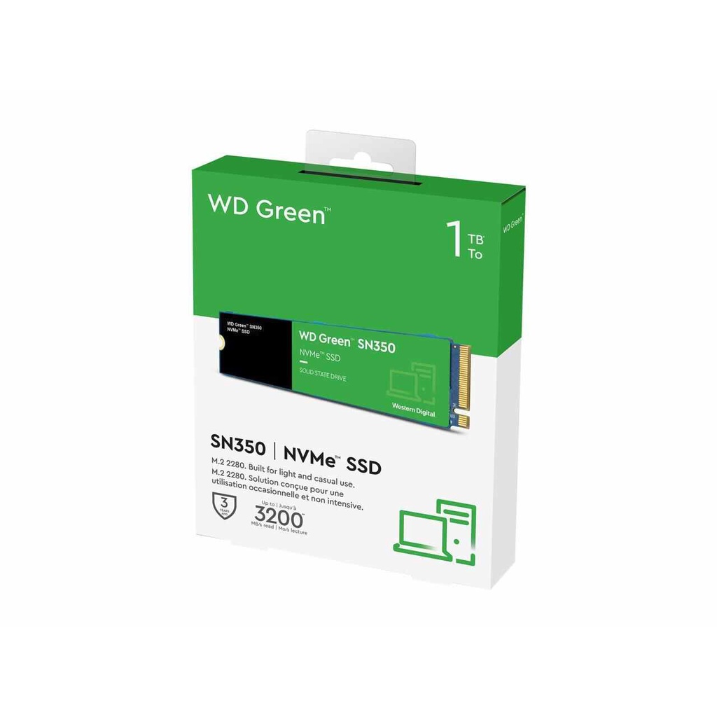 WD SSD GREEN 1TB NVME M.2 2280 PCIE SN350