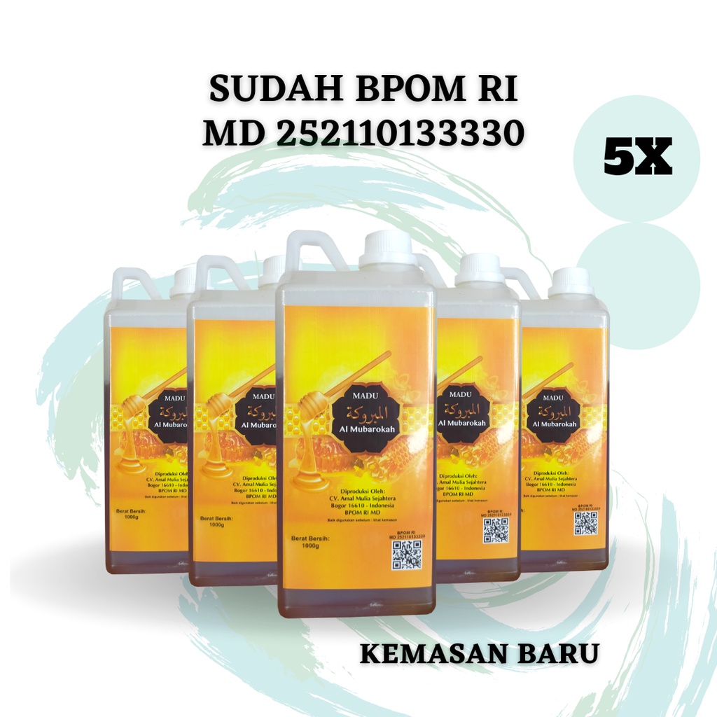 HARGA PROMO 5 Madu Hutan Kalimantan 1 kg Al Mubarokah