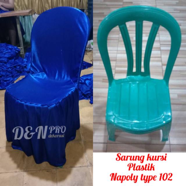 Sarung kursi plastik napoly type 102