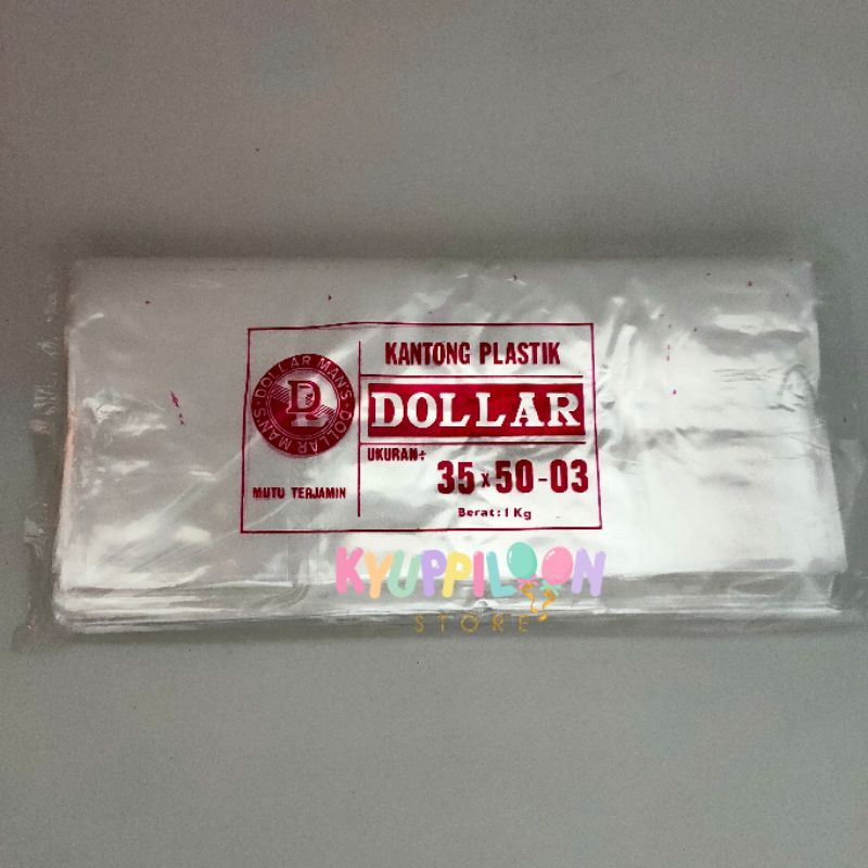 

Plastik Dollar Ukuran 35x50-03 & 30x50-03