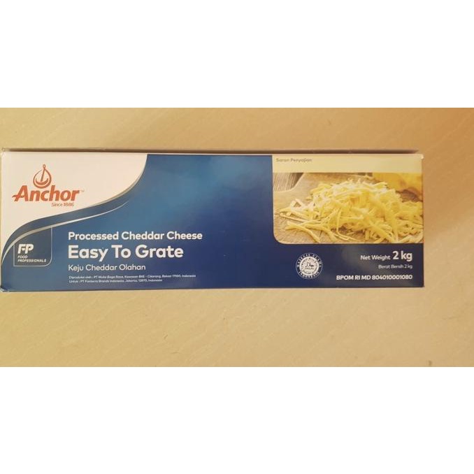 

(BISA COD) Anchor Keju cheddar 2kg MURAHH HEMAT Kode 137