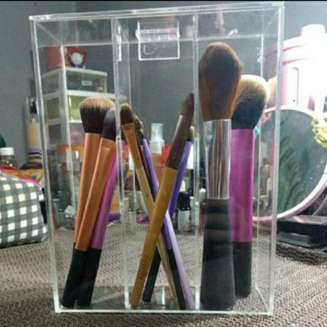 

Acrylic tempat brush kecil akrilik brush