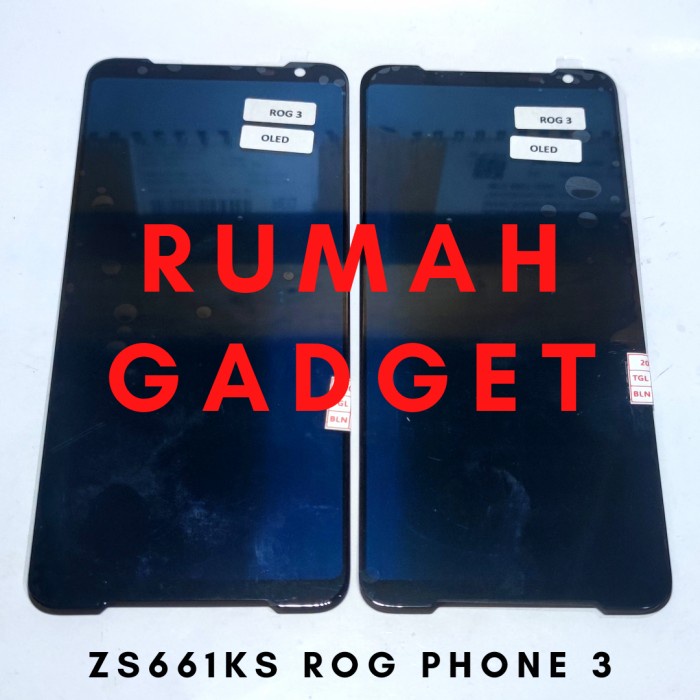 {SuheStore} LCD ASUS ZS660KL/ZS661KL ROG PHONE 2/3 FULLSET TOUCHSCREEN OLED - ZS661KL/ROG 3 paking D